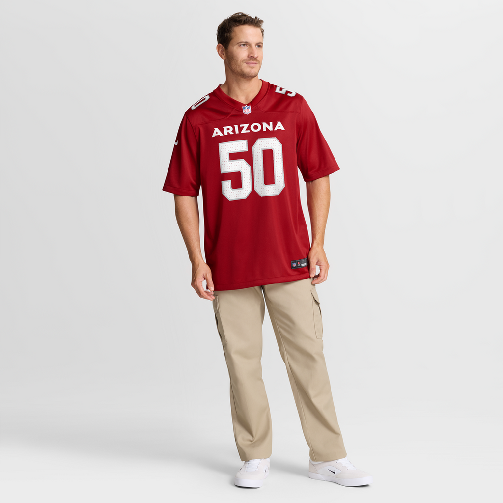 Arizona Cardinals Cody Simon Nike Cardinal Team Game Jersey