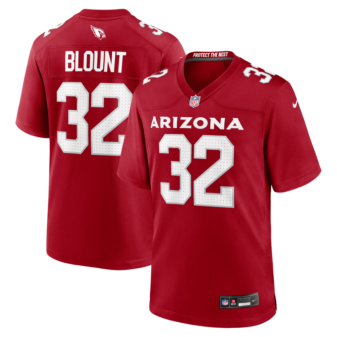Arizona Cardinals Joey Blount Nike Cardinal Game Jersey