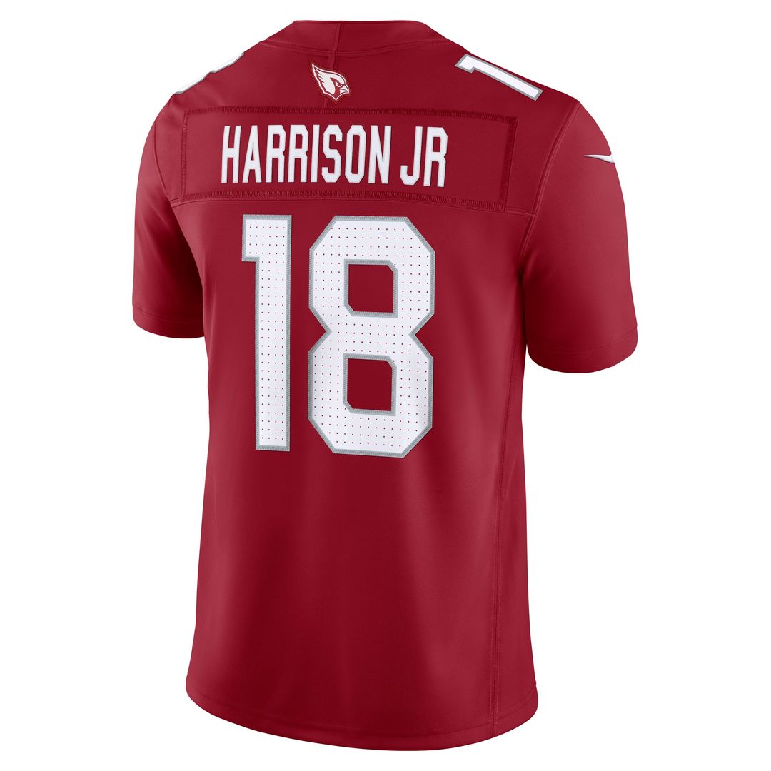 Arizona Cardinals Marvin Harrison Jr. Nike White Vapor F.U.S.E. Stitched Limited Jersey