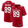 Arizona Cardinals Xavier Weaver Nike Cardinal Team Game Jersey