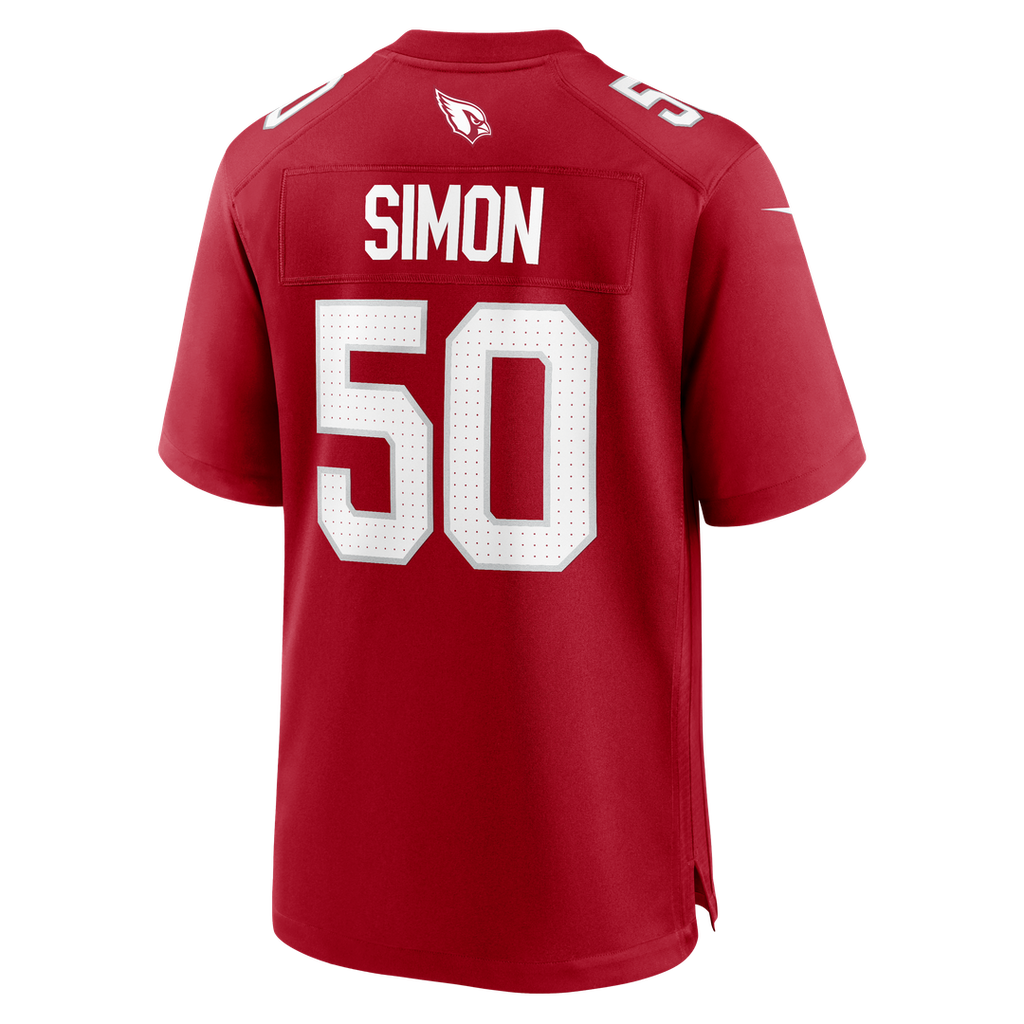 Arizona Cardinals Cody Simon Nike Cardinal Team Game Jersey
