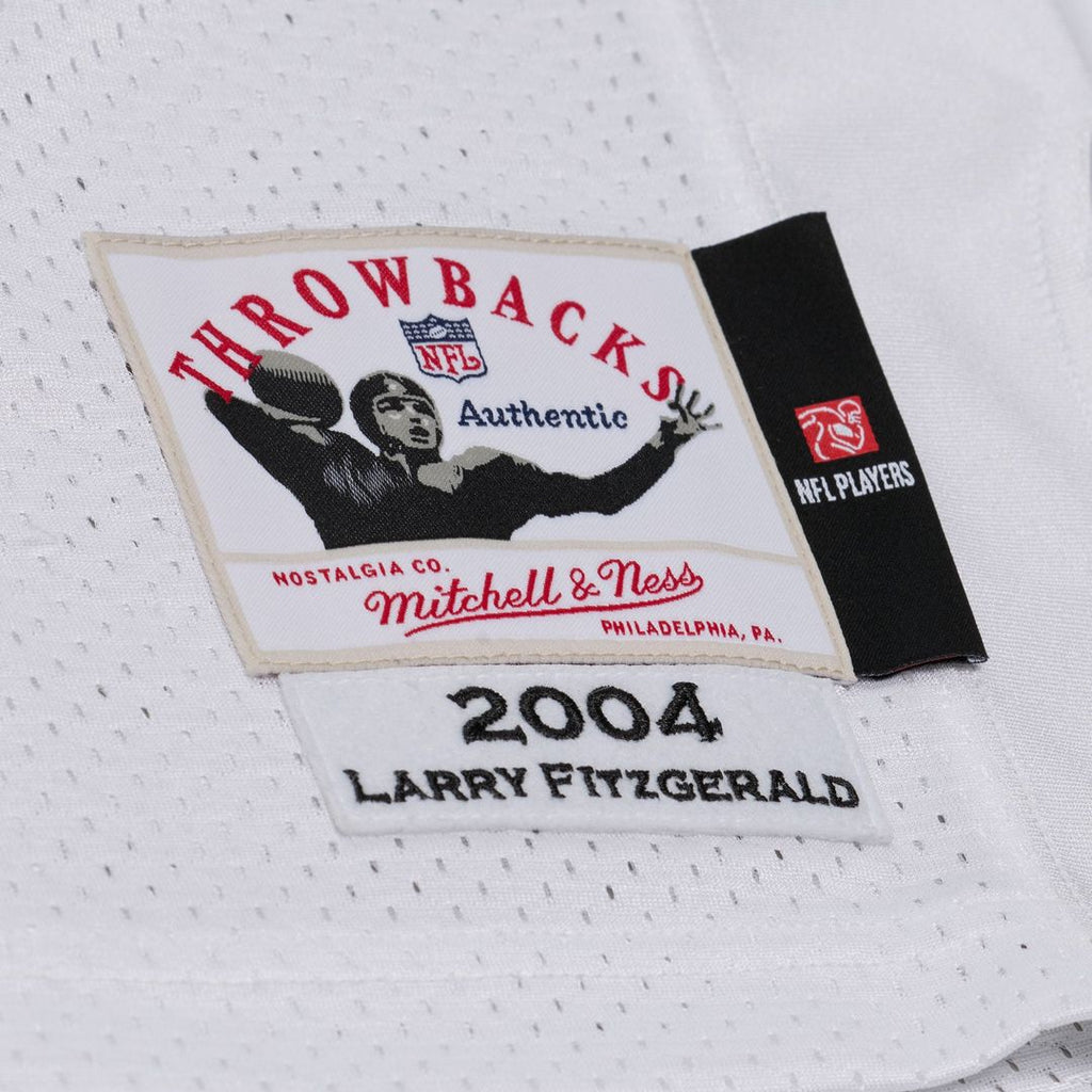 Arizona Cardinals Larry Fitzgerald Mitchell & Ness White 2004 Authentic Throwback Jersey