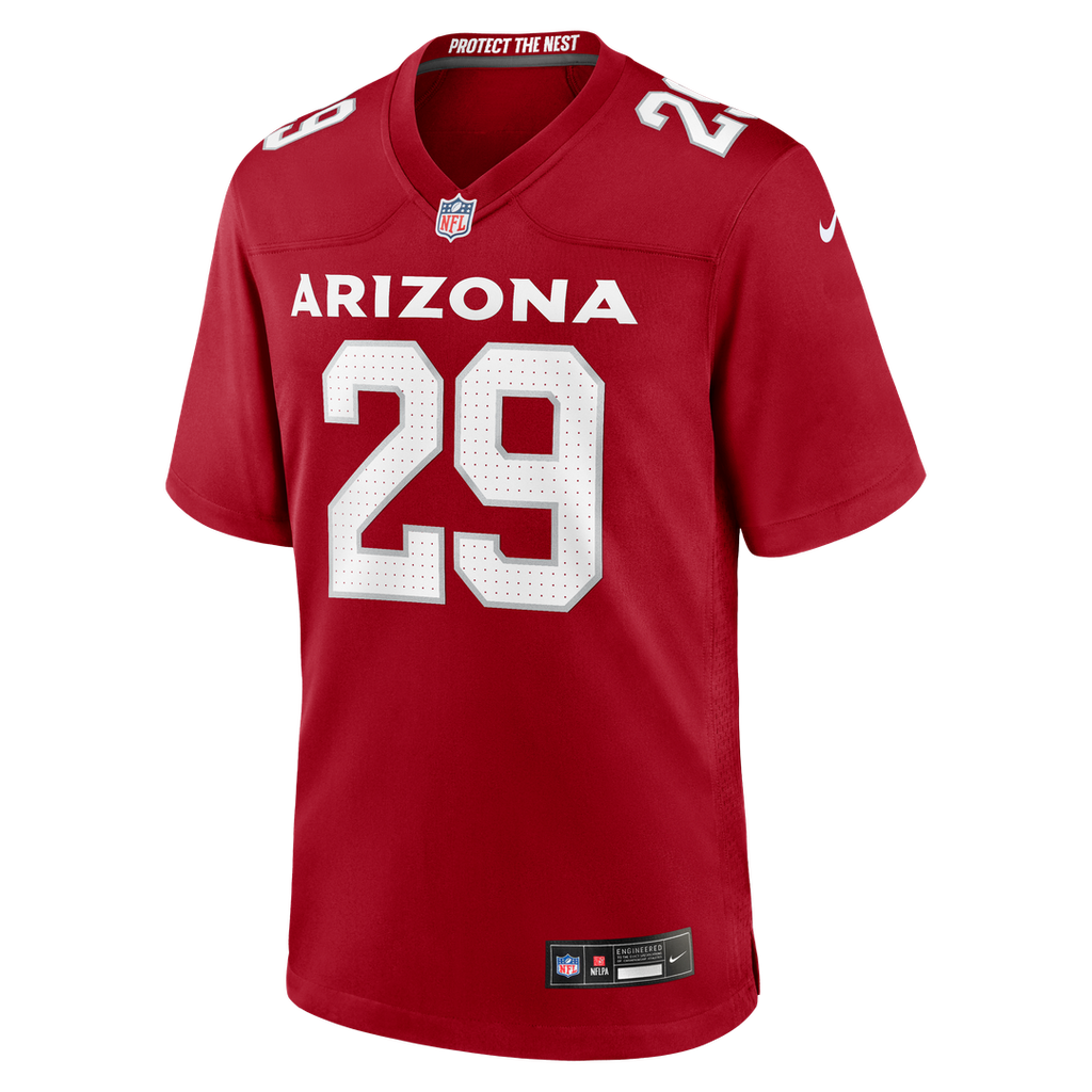 Arizona Cardinals Denzel Burke Nike Cardinal Team Game Jersey