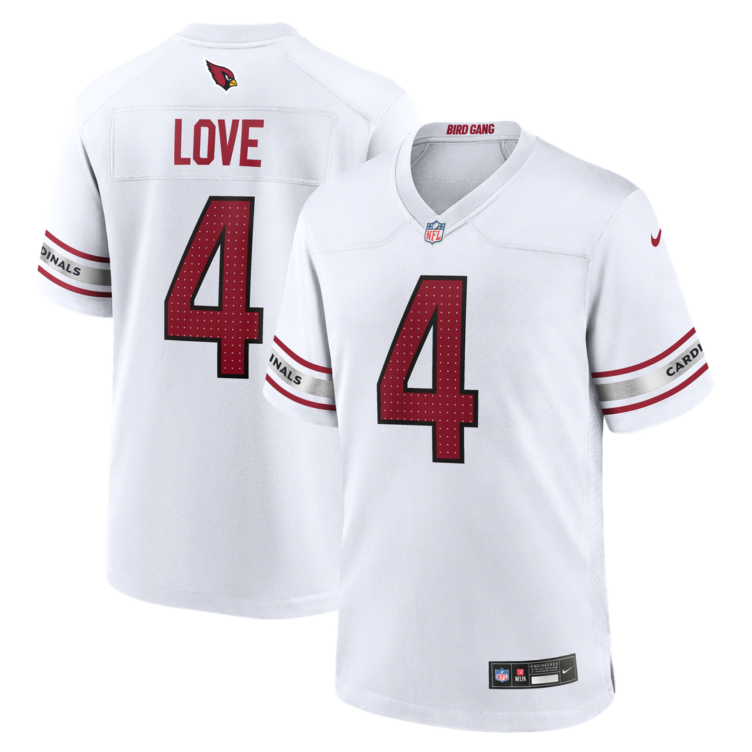 Arizona Cardinals Jeremiyah Love Nike Cardinal Team Game Jersey