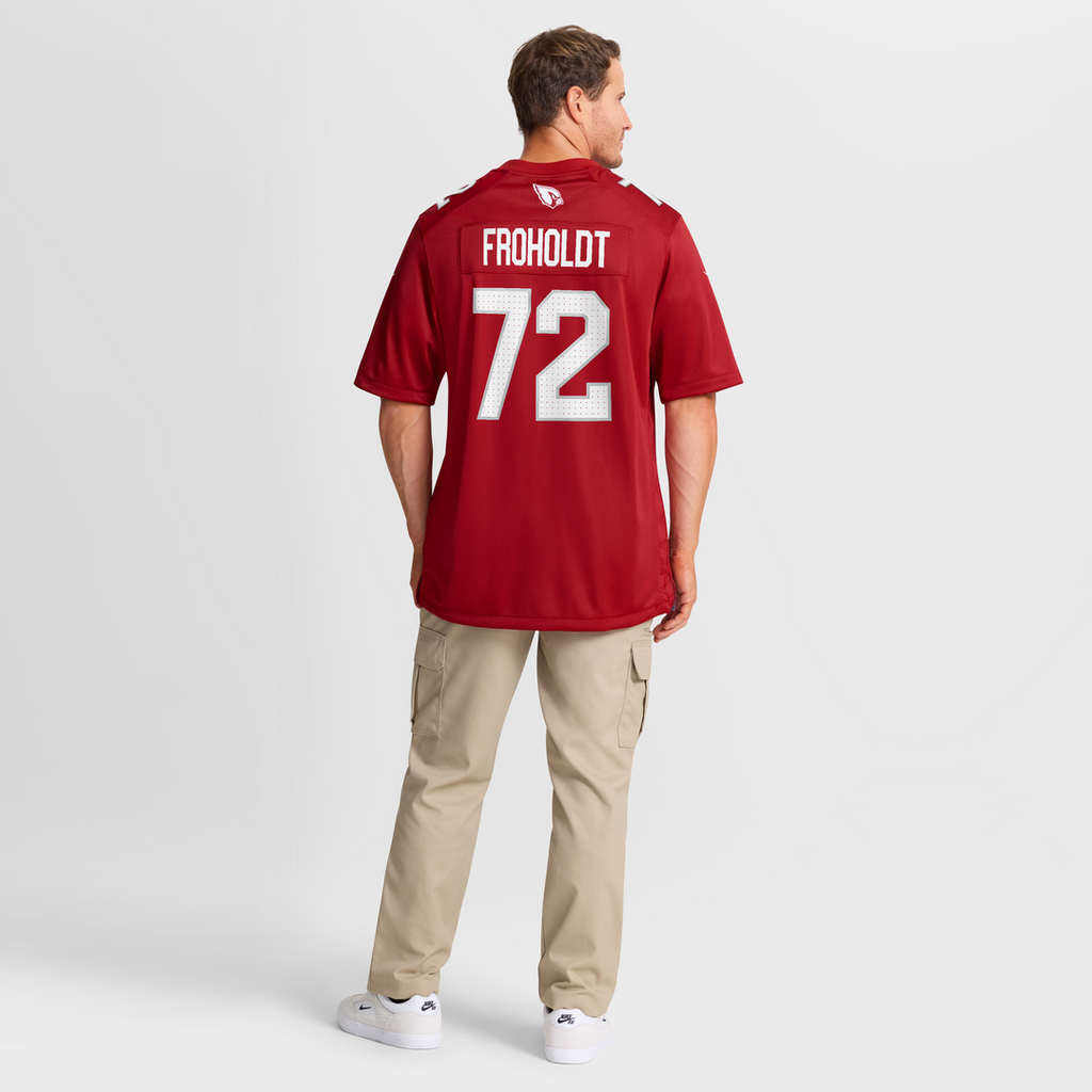 Arizona Cardinals Hjalte Froholdt Nike Cardinal Team Game Jersey