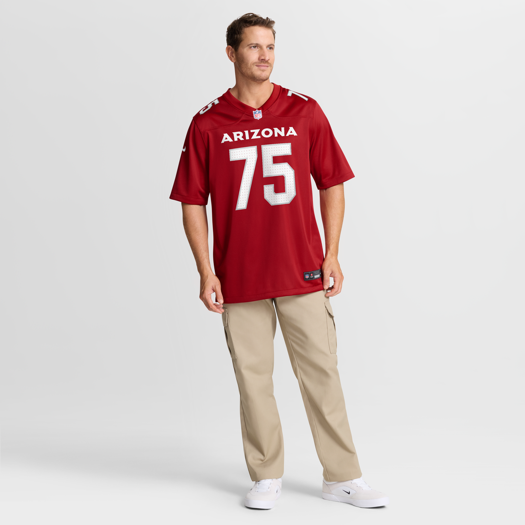 Arizona Cardinals Christian Jones Nike Cardinal Team Game Jersey