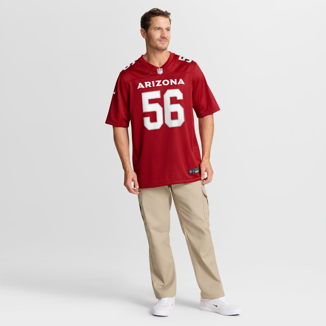 Arizona Cardinals Darius Robinson Nike Cardinal Player Game Jersey