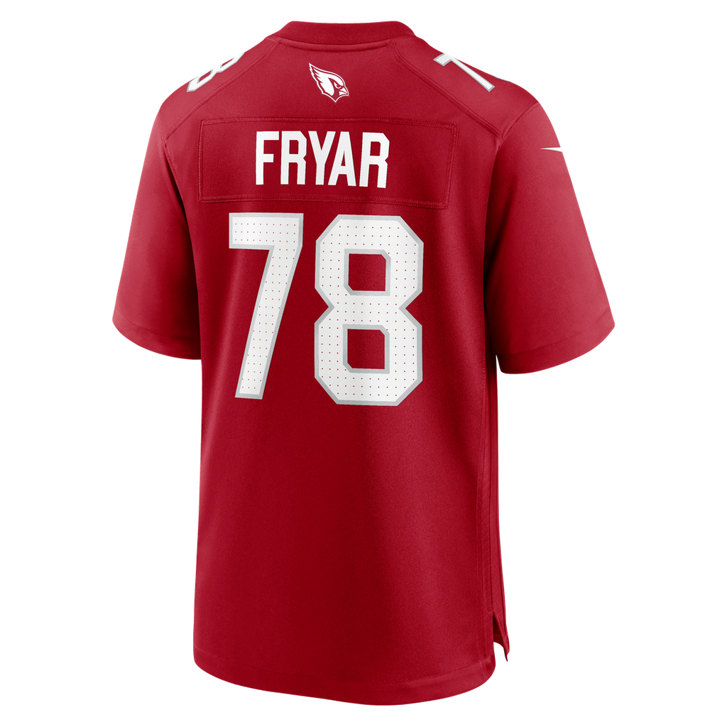 Arizona Cardinals Josh Fryar Nike Cardinal Team Game Jersey