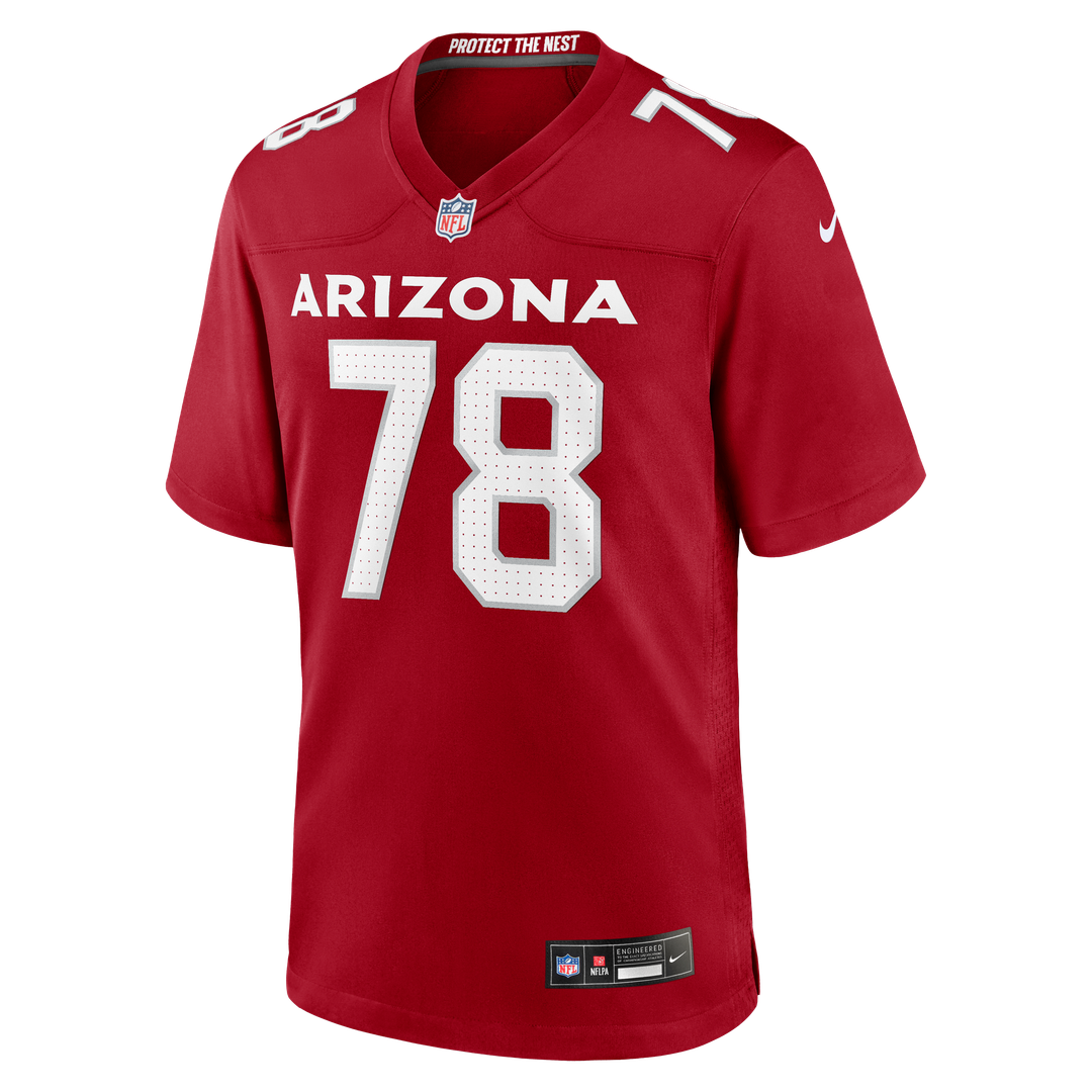 Arizona Cardinals Josh Fryar Nike Cardinal Team Game Jersey