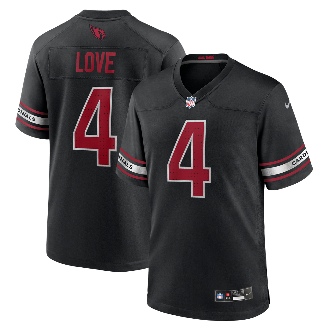 Arizona Cardinals Jeremiyah Love Nike Cardinal Team Game Jersey
